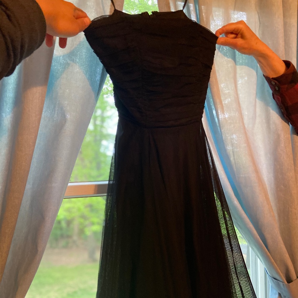 Tulle black dress